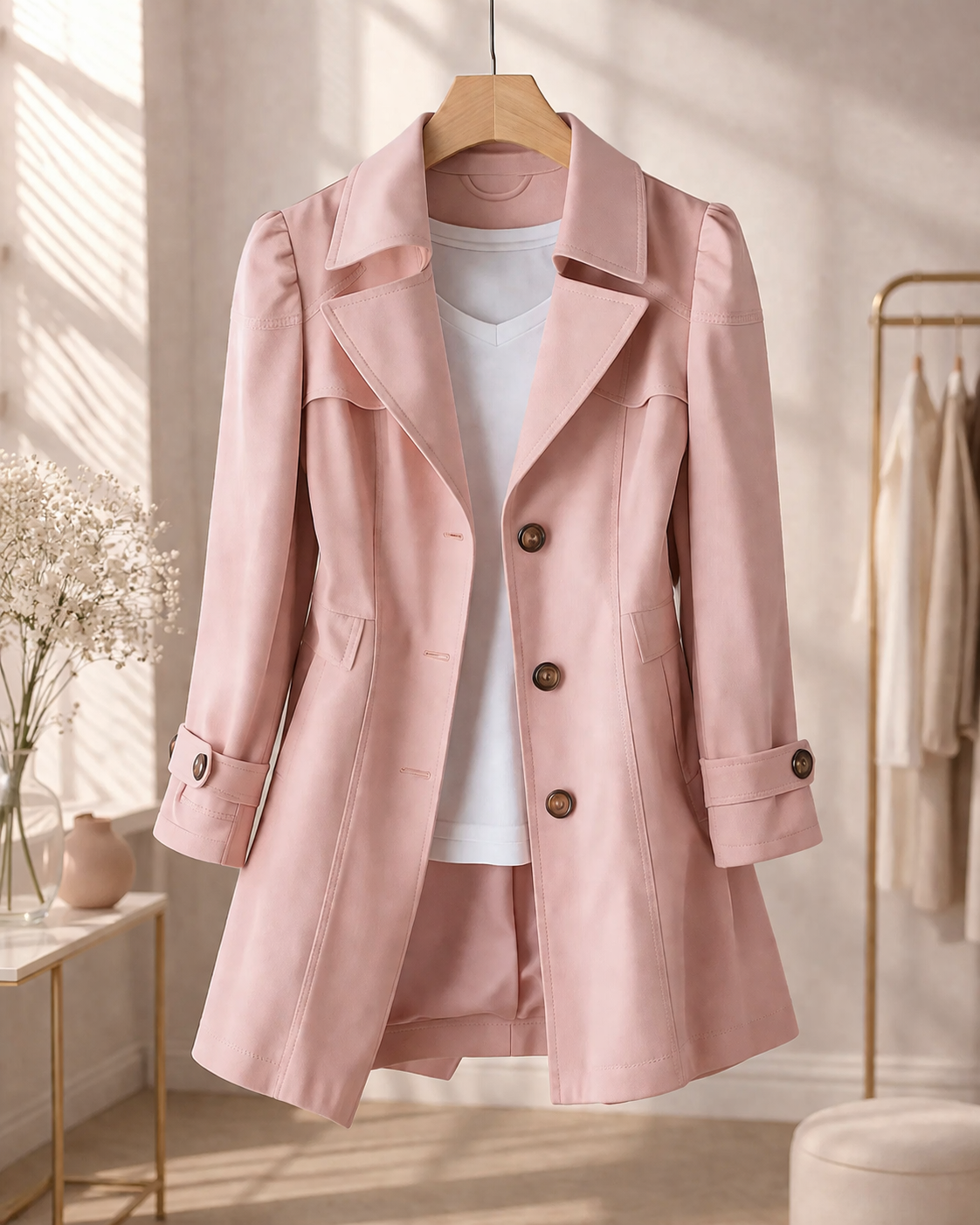 Selvia – Elegancki płaszcz vintage