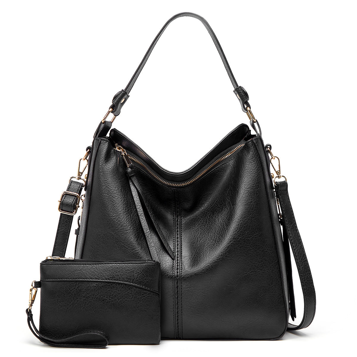 NELA | Elegancka torebka hobo z regulowanym paskiem